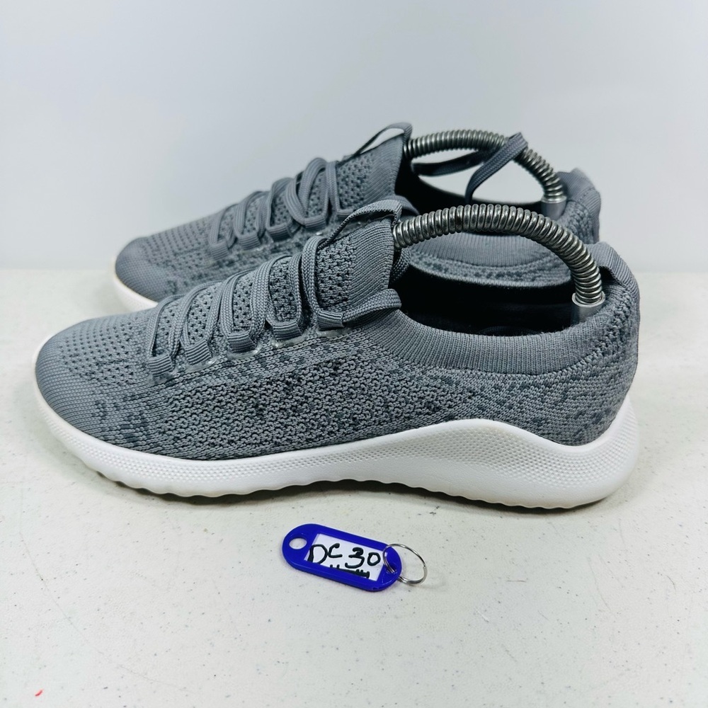 Aetrex Carly Grey Knit Arch Support Orthotic Sneakers Women's 38 EU 7,5